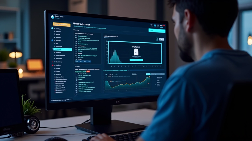 Build version display on monitor showing debug information, performance metrics and stability indicators during a testing session