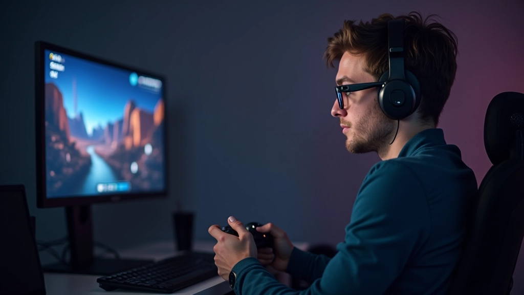 Playtester session showing player interaction with game controller while recording notes